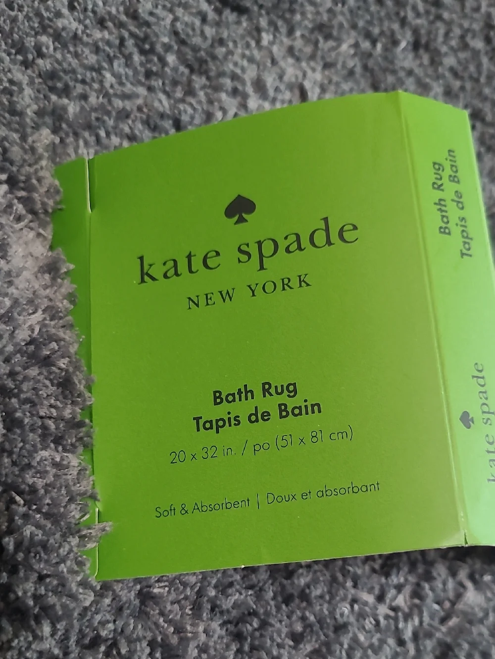 Kate Spade Plush Bath Rug